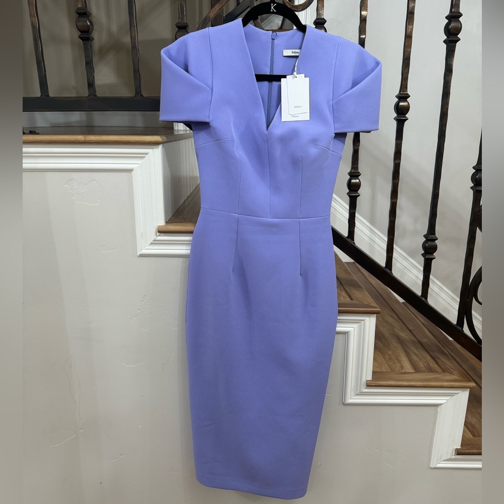 Safiyaa Paley Midi Dress - Picture 2 of 9
